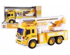 Вантажівка з краном інерційна, озвучена, зі світлом, в коробці WY310G р.32,5*12*19см