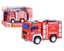 Пожежна машина інерційна, озвучена, зі світлом, в коробці WY551A р.24*12*15,5см