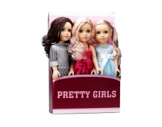 Лялька "Pretty Girl" на дисплеї 3шт LS1887 р.42*22*12,5см